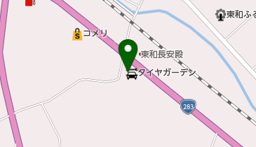タイヤガーデン 東和の地図画像