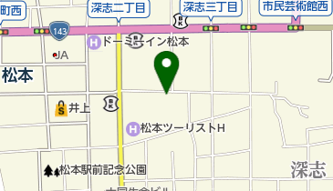 壺屋 松本店の地図画像