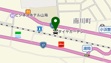 タイヤガーデン オバマの地図画像