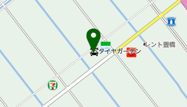 タイヤガーデン 豊橋港の地図画像