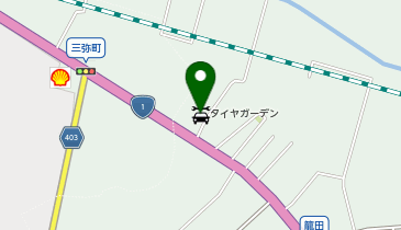 タイヤガーデン 大嶋の地図画像