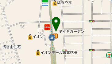 タイヤガーデン 堺の地図画像