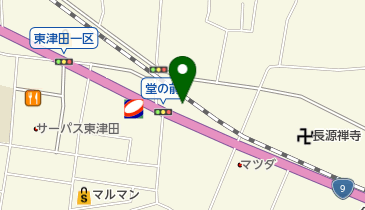 タイヤガーデン 松江の地図画像