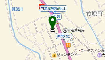 タイヤガーデン 竹原の地図画像