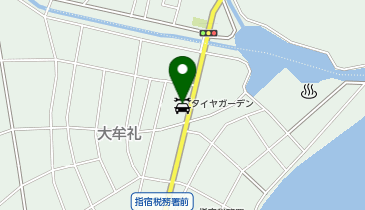 タイヤガーデン 指宿の地図画像