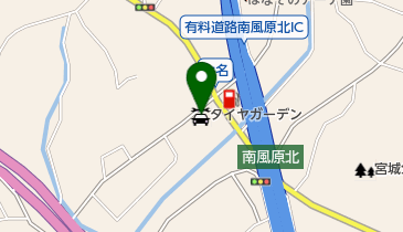 タイヤガーデン タイヤ道サービスの地図画像