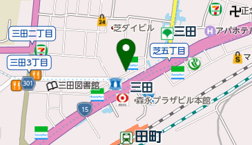 大衆パラダイス 芝浦ホルモンの地図画像