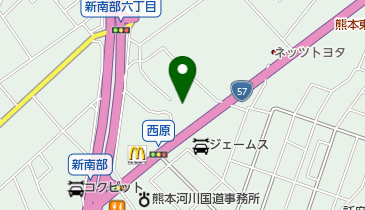 新車市場 熊本東バイパス店(株式会社熊本ホープ)の地図画像