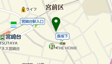 長坂 (宮崎)の地図画像