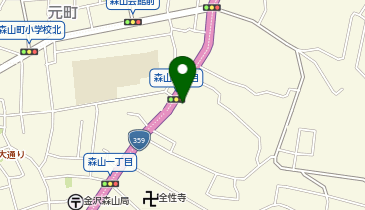 あめや坂 (森山)の地図画像