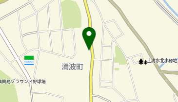 煙硝坂 (涌波町)の地図画像