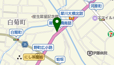 瓶割坂 (野町)の地図画像