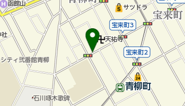 青柳坂 (宝来町)の地図画像