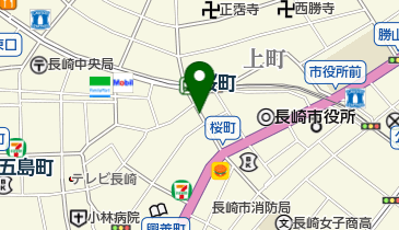 豊後坂 (桜町)の地図画像