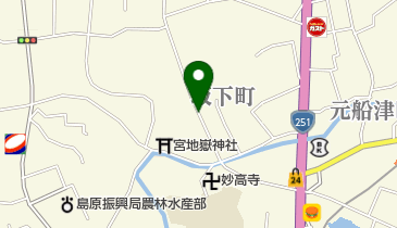 八幡坂 (八幡町)の地図画像