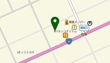 ダイナム 苫小牧東店ゆったり館の地図画像