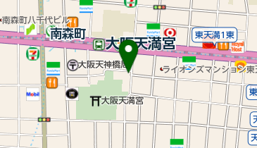 天神ササラの地図画像