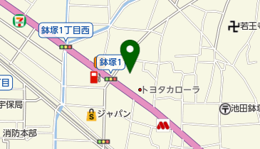 大阪ダイハツ販売株式会社 池田店の地図画像