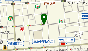 マリンボックス 錦糸町トランクルームの地図画像