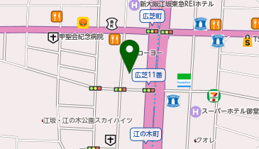 おだ鍼灸院の地図画像