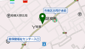 さがみはら市民朝市(南部地区)の地図画像