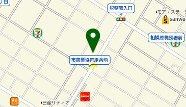 さがみはら市民朝市(北部地区)の地図画像