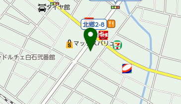 北郷あおば鍼灸整骨院の地図画像