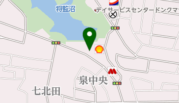 十割そば会 泉本店の地図画像