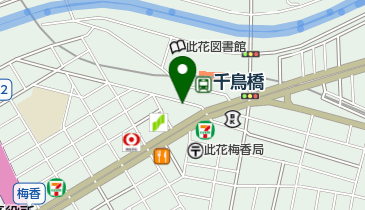 iCure(アイキュア)鍼灸接骨院 千鳥橋の地図画像