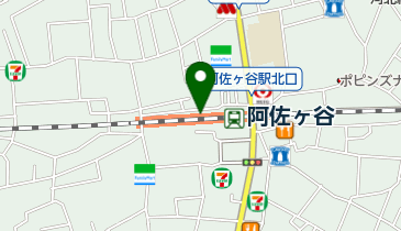 コンタクトのアイシティ 阿佐ヶ谷の地図画像
