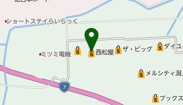 西松屋 潟上店の地図画像