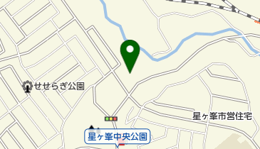 知的障害者福祉センター ふれあい館の地図画像