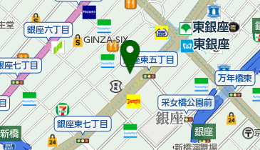 さわやか信用金庫 銀座支店の地図画像