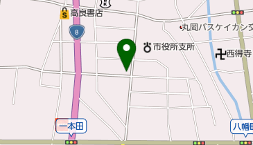 フラワーショップおおきの地図画像