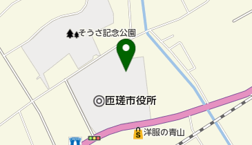 匝瑳市 市民ふれあいセンターの地図画像