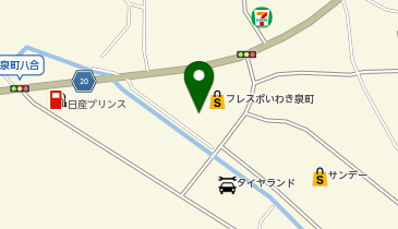 ドラッグストアマツモトキヨシ いわき泉町店の地図画像