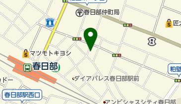 春日部東口にある美容室Luce(ルーチェ)の地図画像