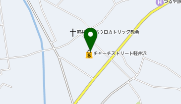 カルクル チャーチストリート軽井沢店の地図画像