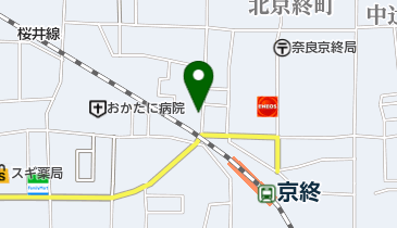 奈良塗料の地図画像