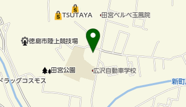 ミドリ安全徳島株式会社の地図画像