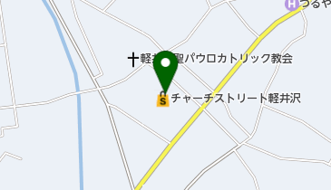 軽井沢ベランダの地図画像