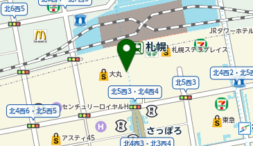 防災センター 札幌アピアの地図画像