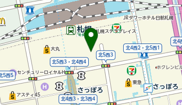 クイーンズウェイ 札幌アピア店の地図画像
