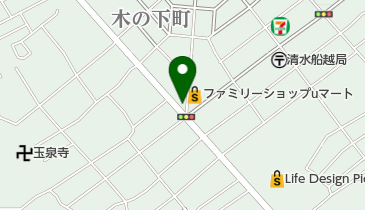 天神屋 船越店の地図画像