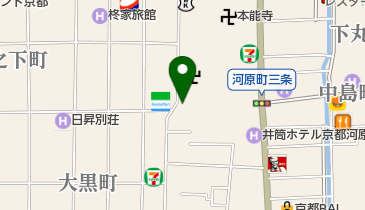 MOTHERHOUSE(マザーハウス) 京都三条寺町店の地図画像