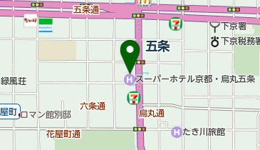 菅公学生服株式会社 京都営業所の地図画像