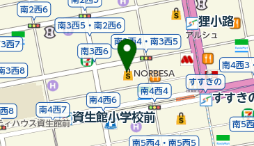 ジャングル 札幌店の地図画像