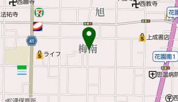 梅南座の地図画像