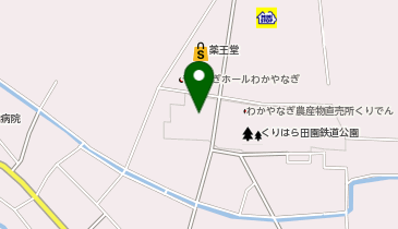 くりでんミュージアムゾーンの地図画像