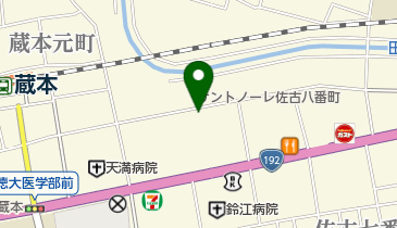 田所ガラス店の地図画像
